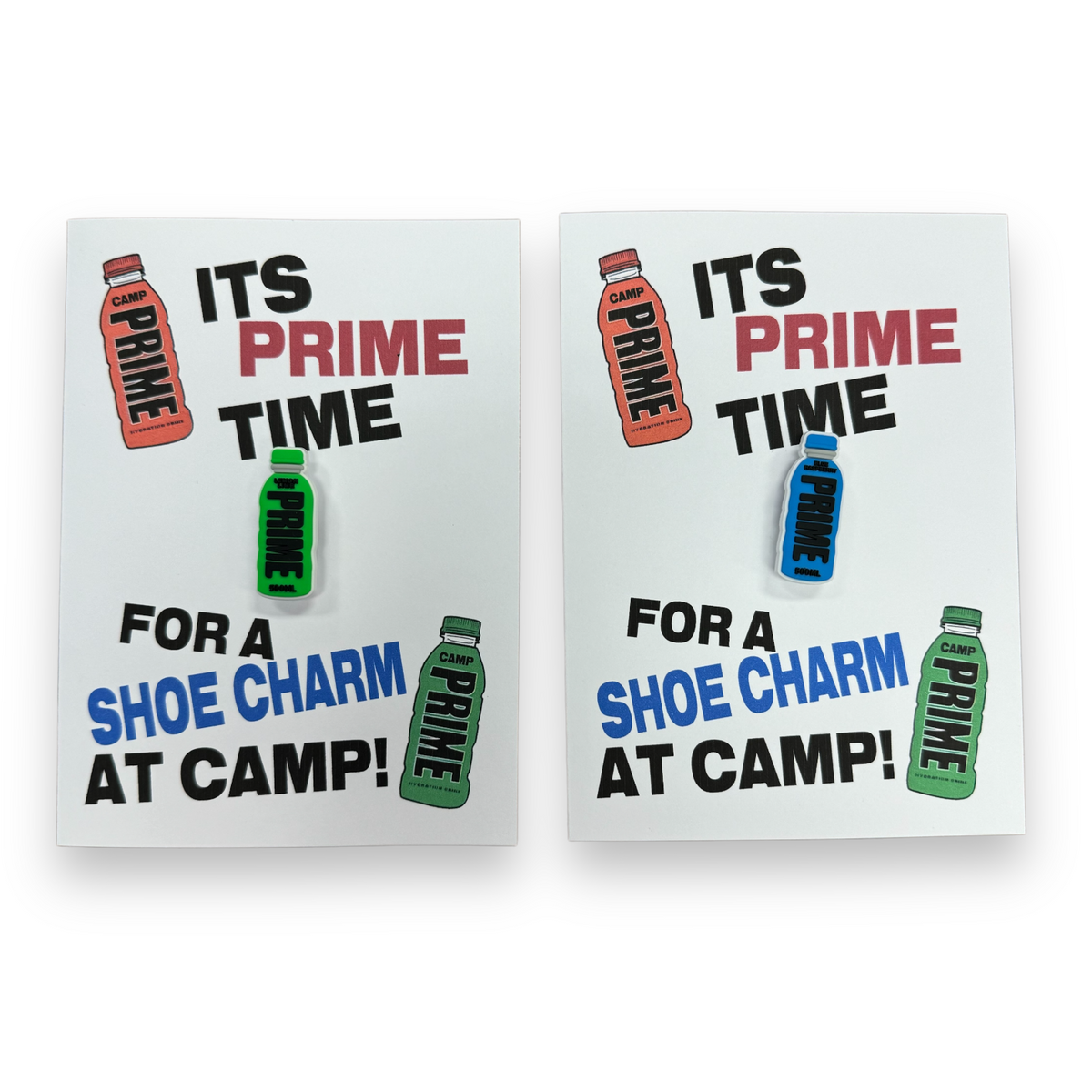 Prime Shoe Charm Card - Bee Bee Designs