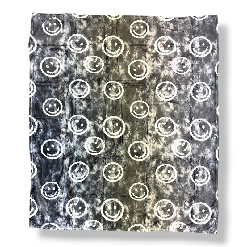 Grunge Smiles Fuzzy Camp Fuzzy Blanket - Bee Bee Designs