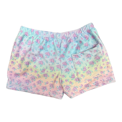 Sweet Blossoms Fuzzy Camp Shorts - Bee Bee Designs