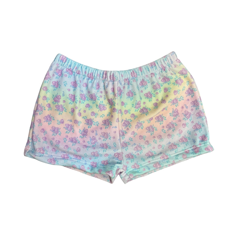 Sweet Blossoms Fuzzy Camp Shorts - Bee Bee Designs