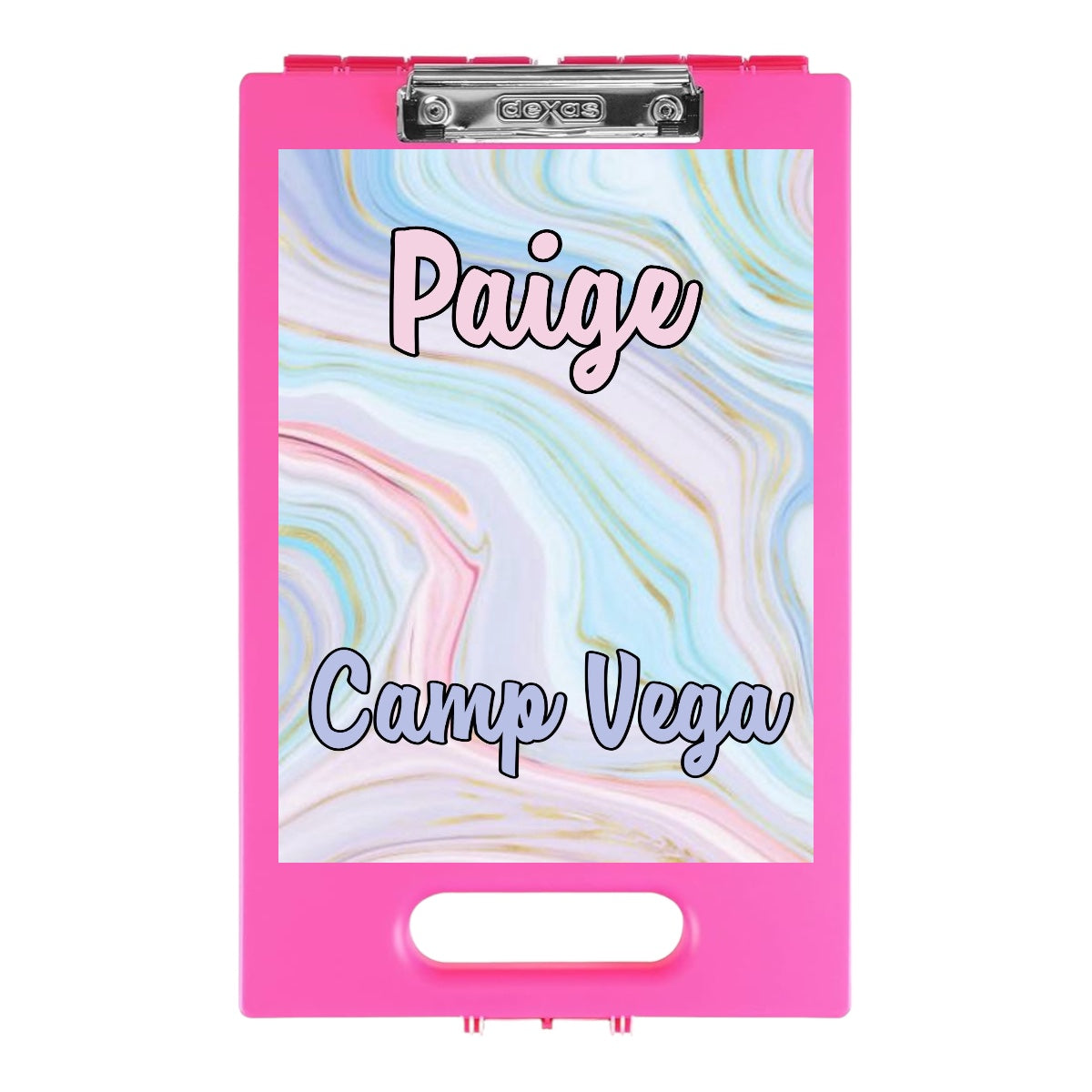 Marble Luxe Camp Clipboard