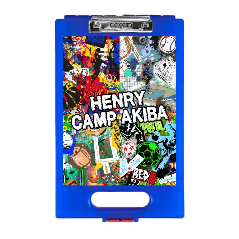 Graffiti All Sports Camp Clipboard