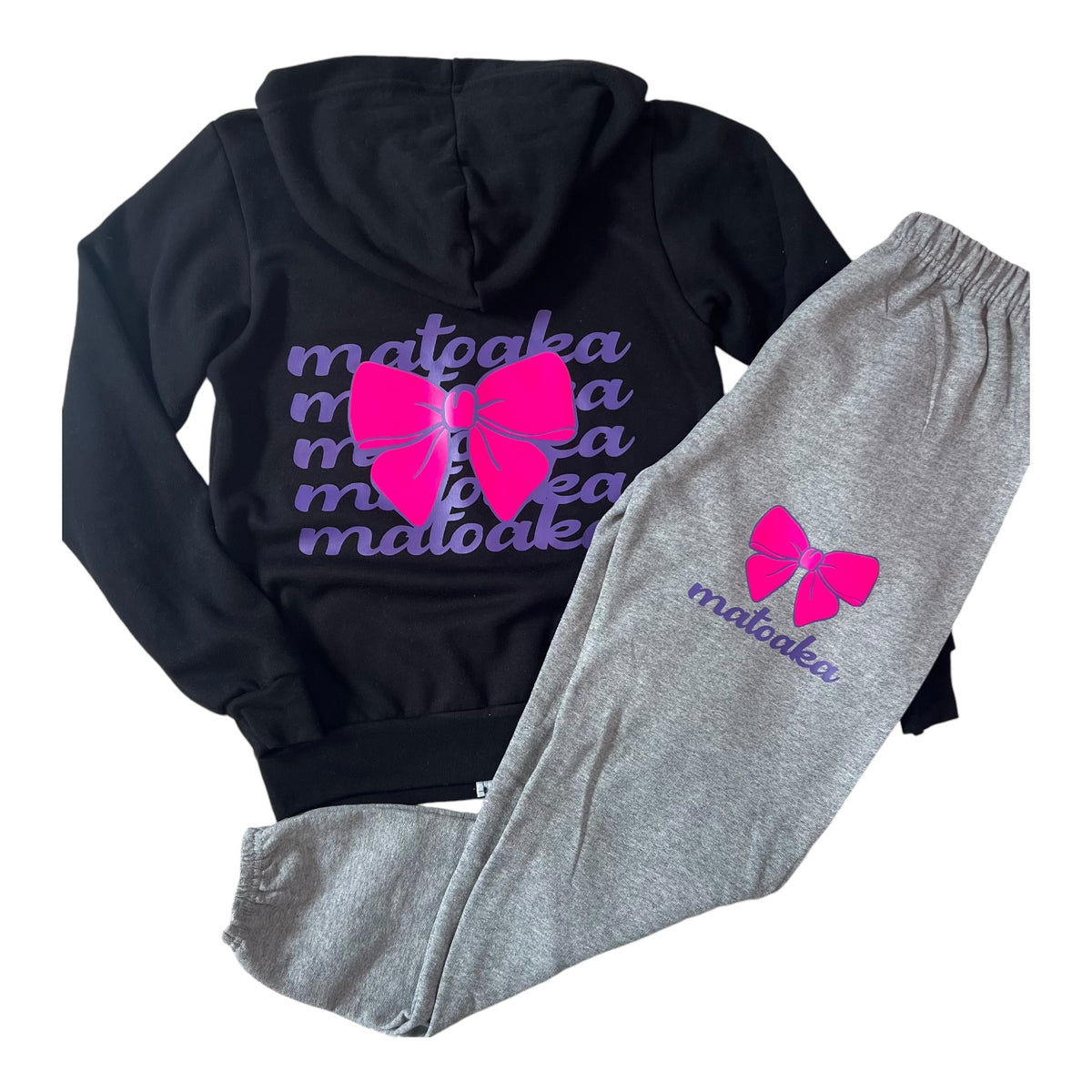 Camp Puffy Bow Set - Bee Bee Designs