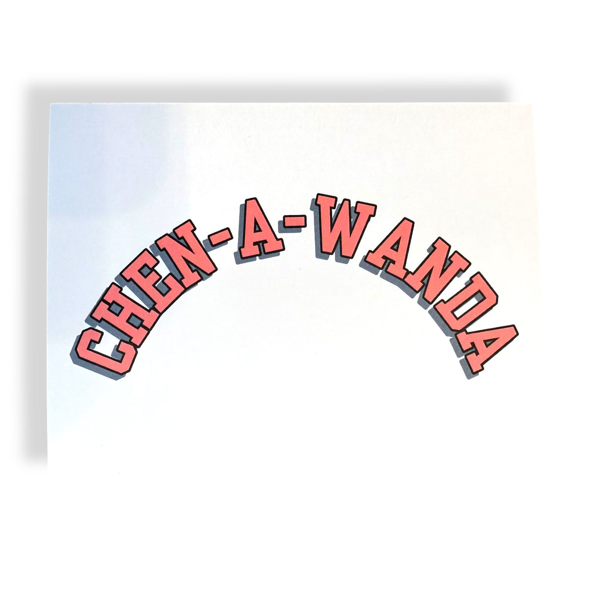 Upside Down Camp Notecards