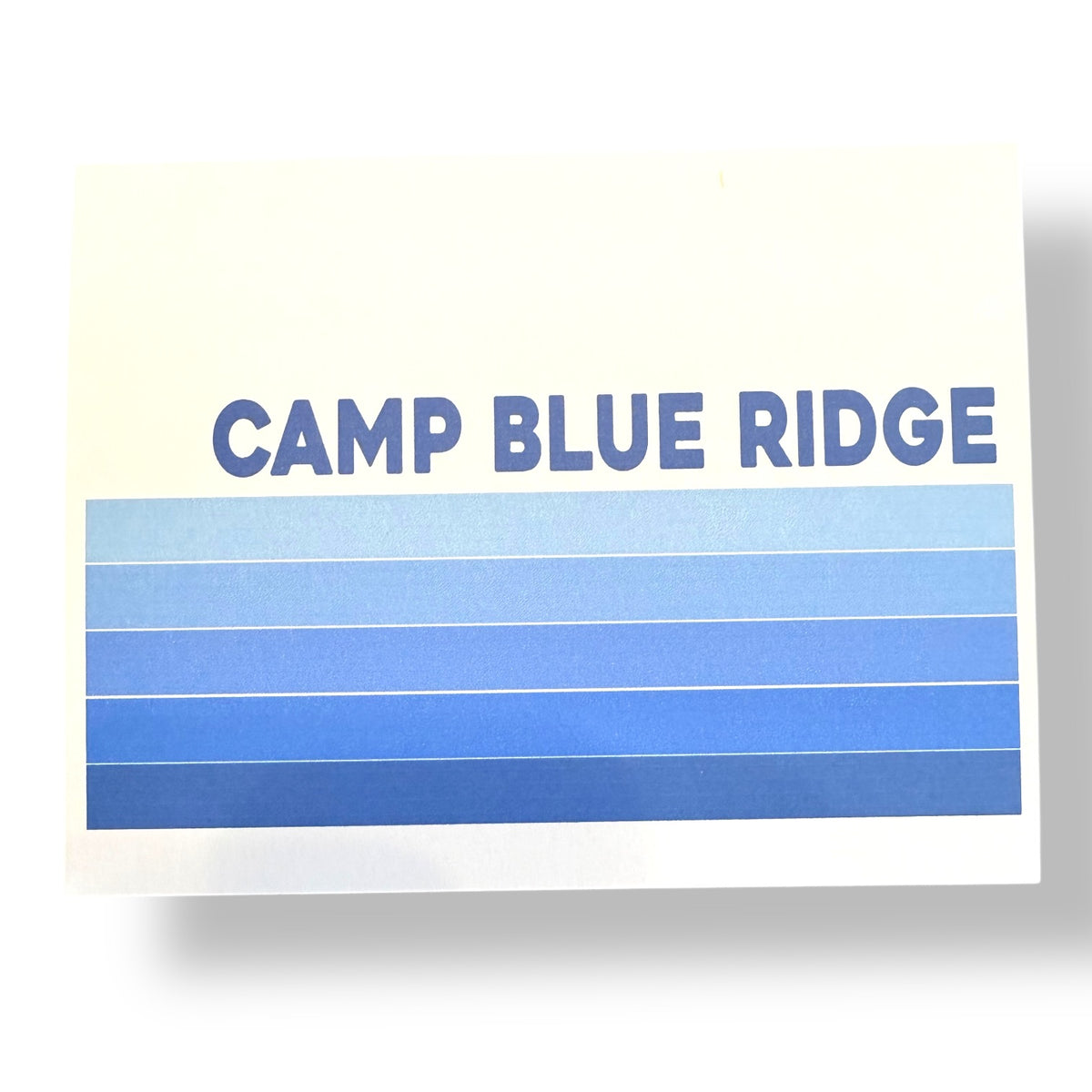 5 Stripes Camp Notecards