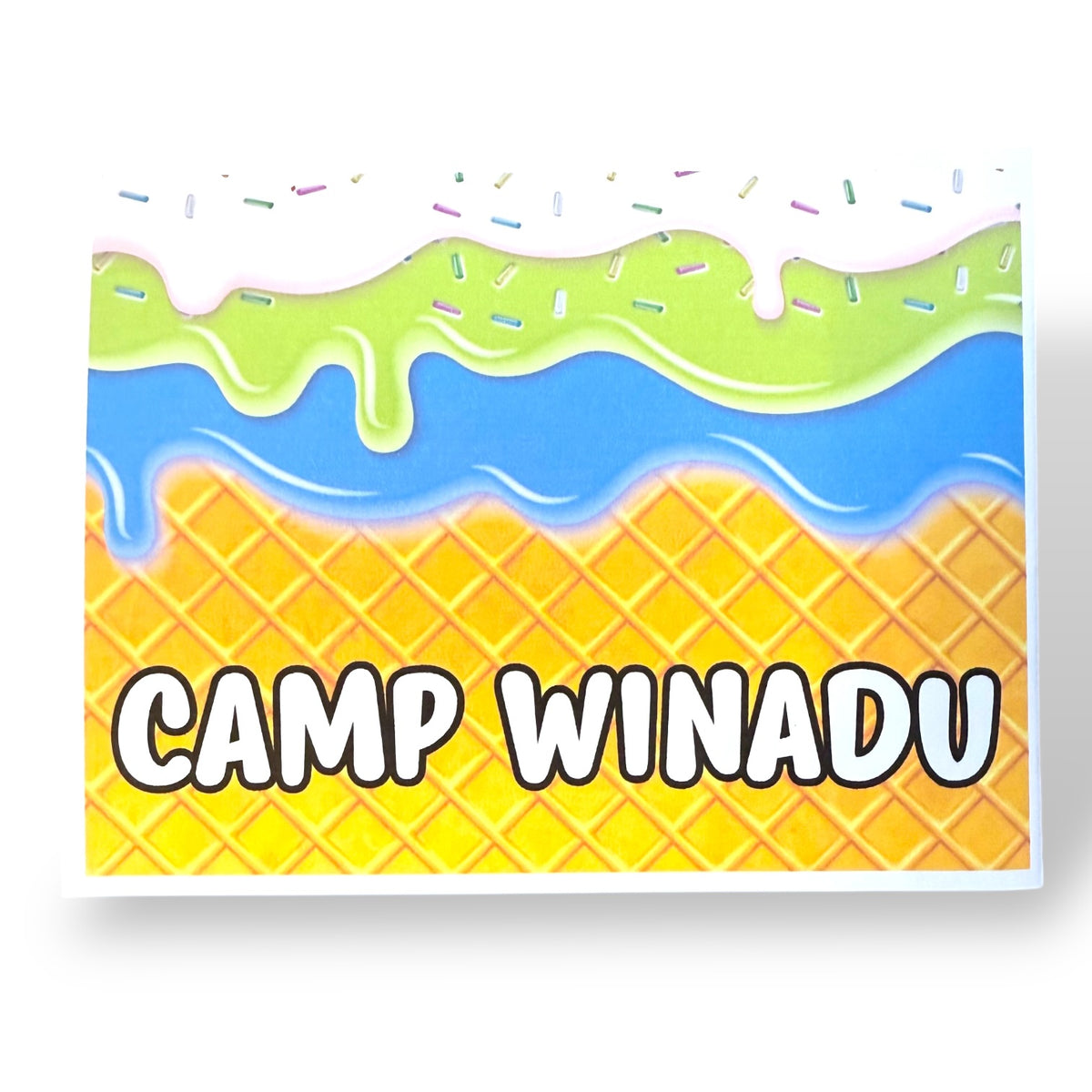 Ballpark Drip Camp Notecards