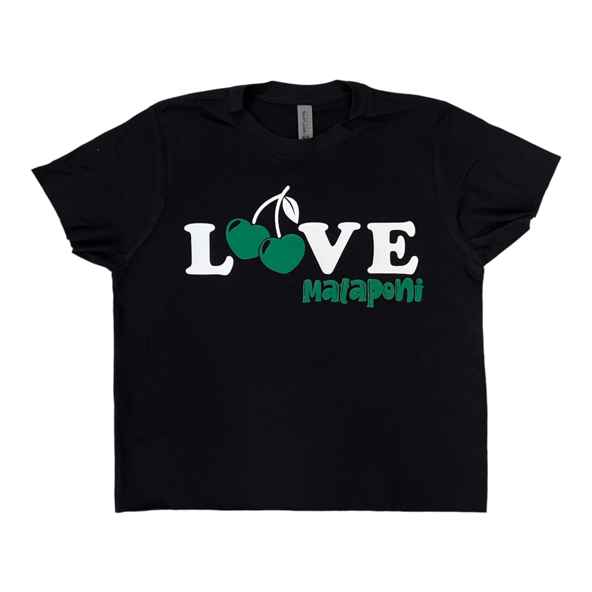 Love Cherries Camp Cropped Tee - Bee Bee Designs