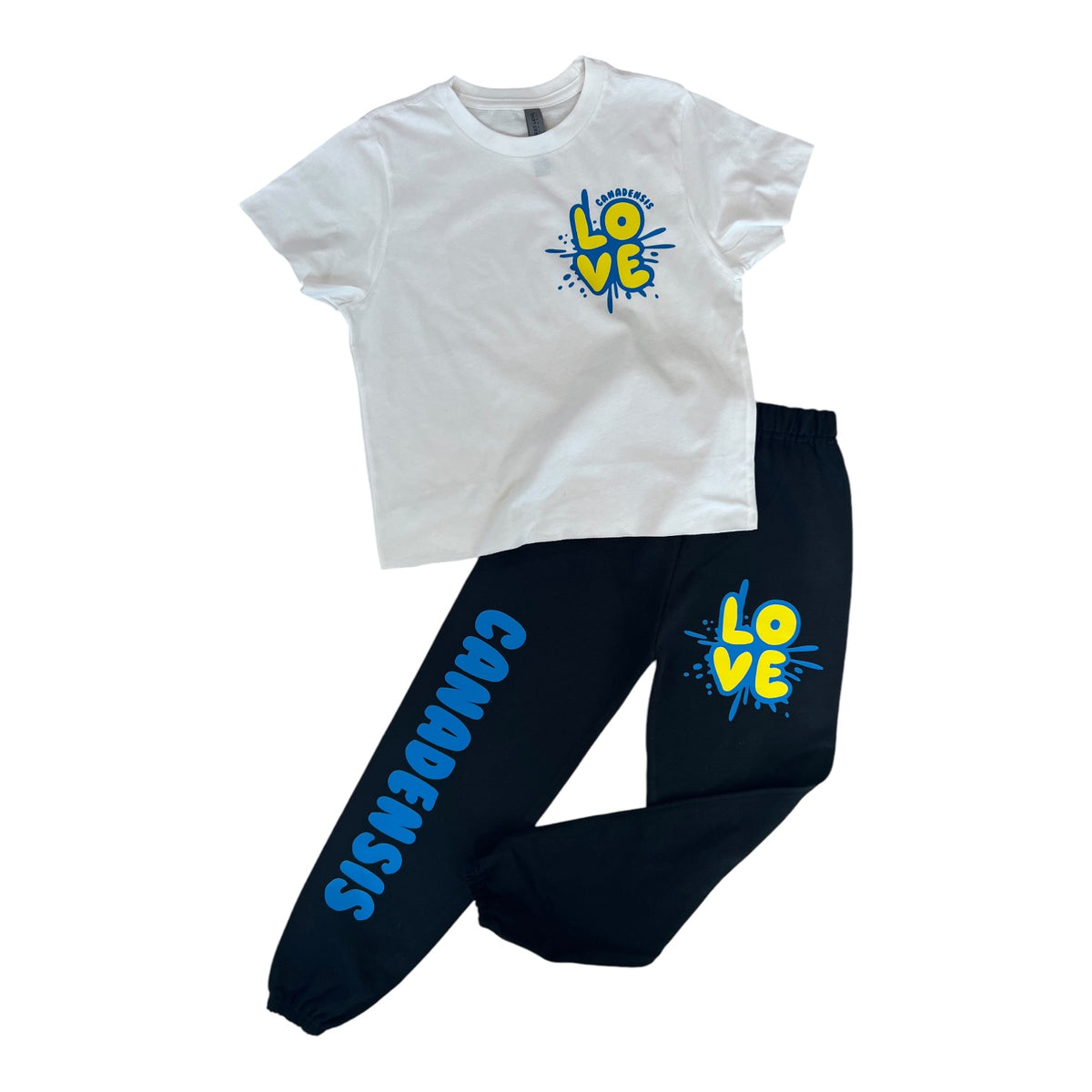 Love Camp Splatter Sweatpants - Bee Bee Designs