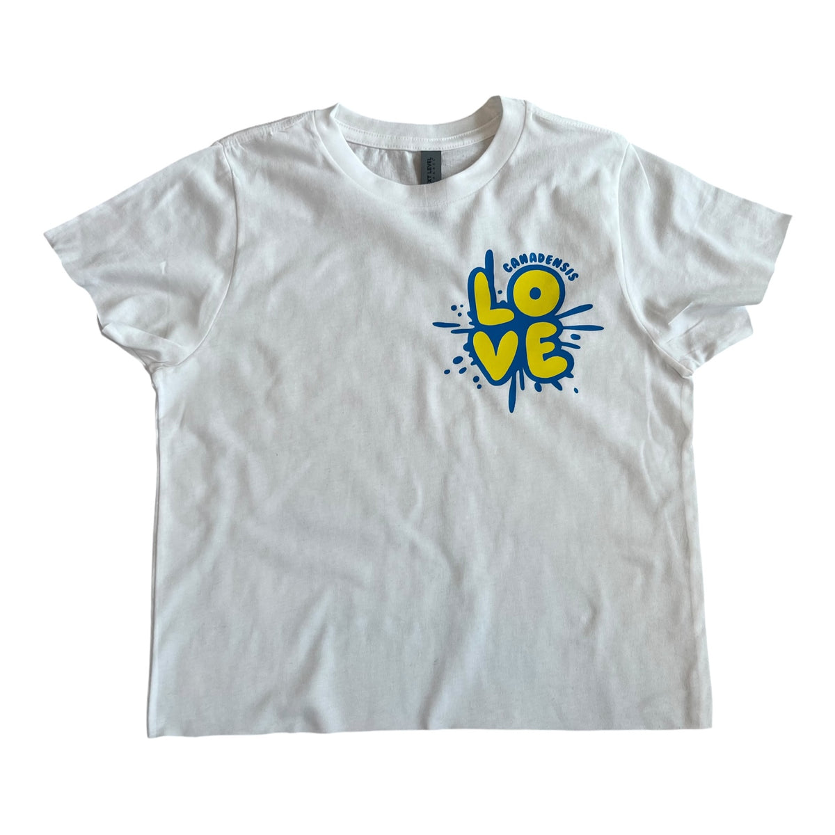 Love Splatter Camp Cropped Tee - Bee Bee Designs