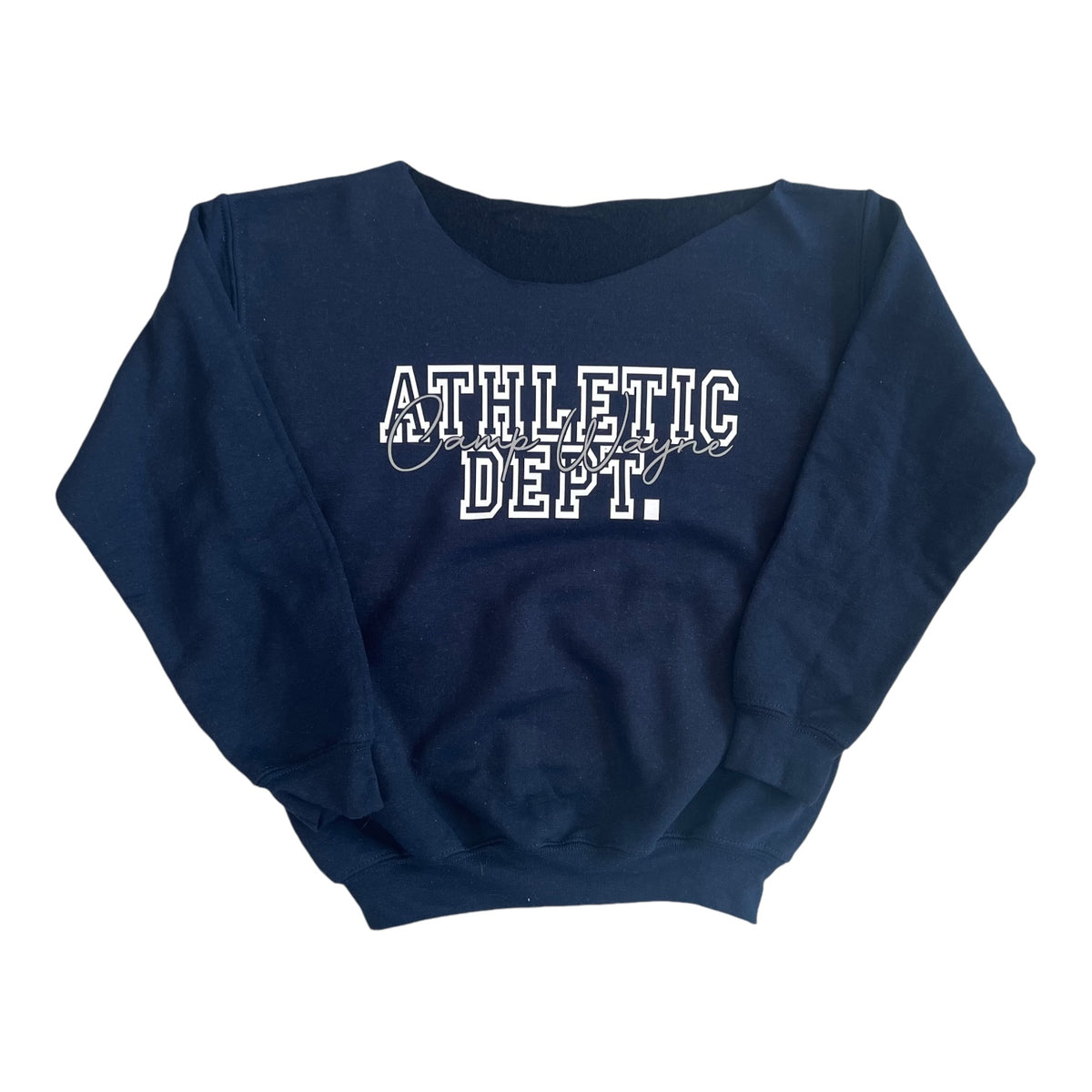 Camp Script Athletic Dapartment Sweatshirt - Bee Bee Designs