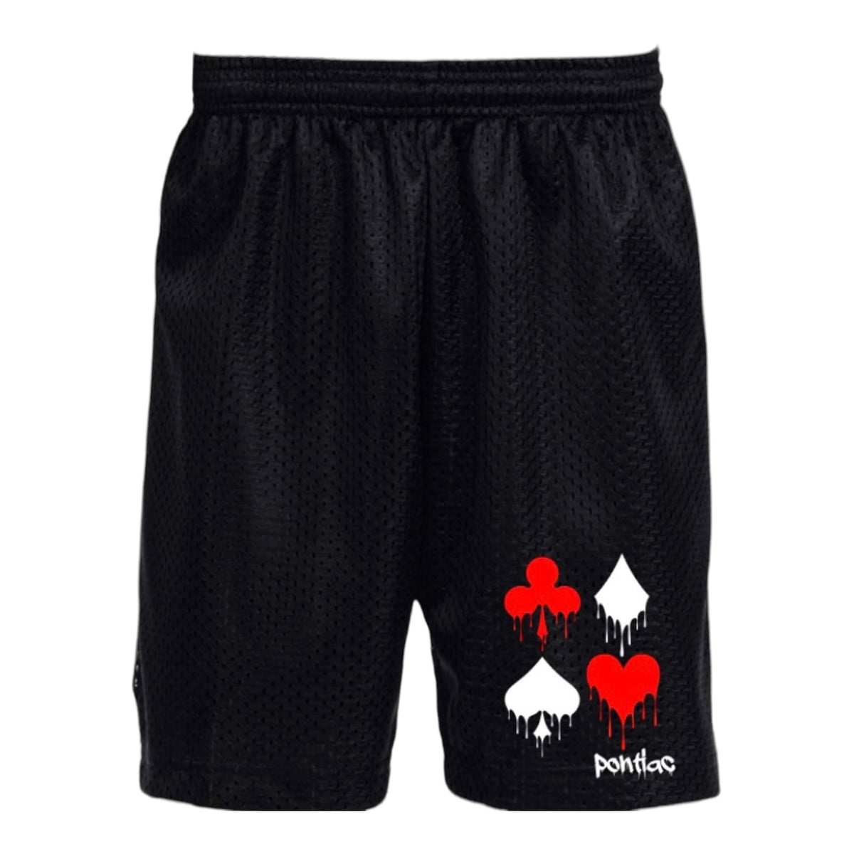 Dripping Cards Mesh Camp Shorts - Bee Bee Designs