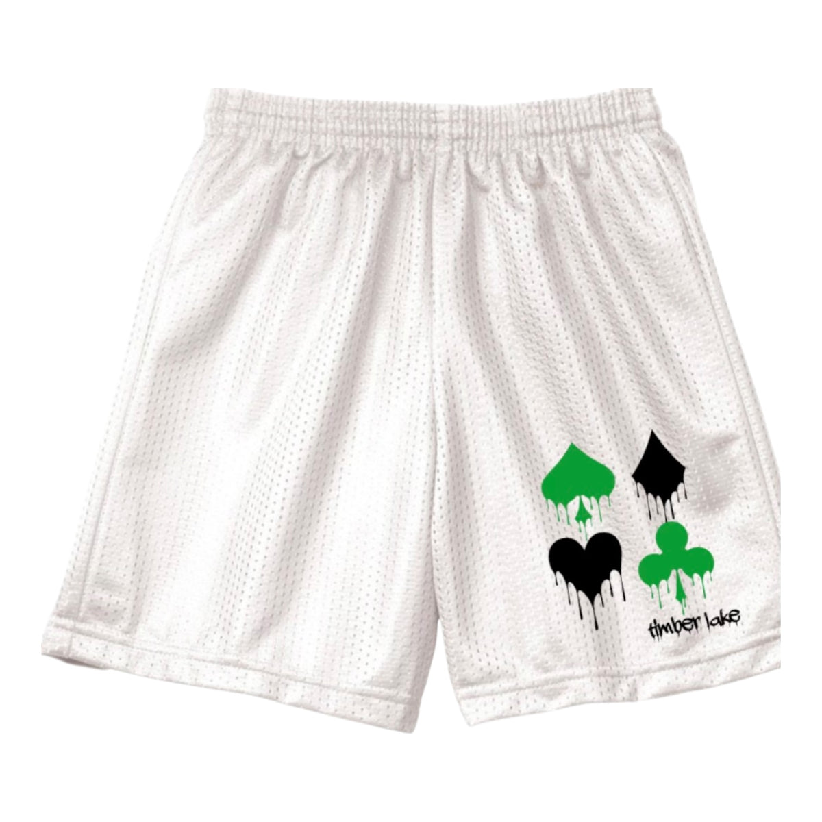 Dripping Cards Mesh Camp Shorts - Bee Bee Designs