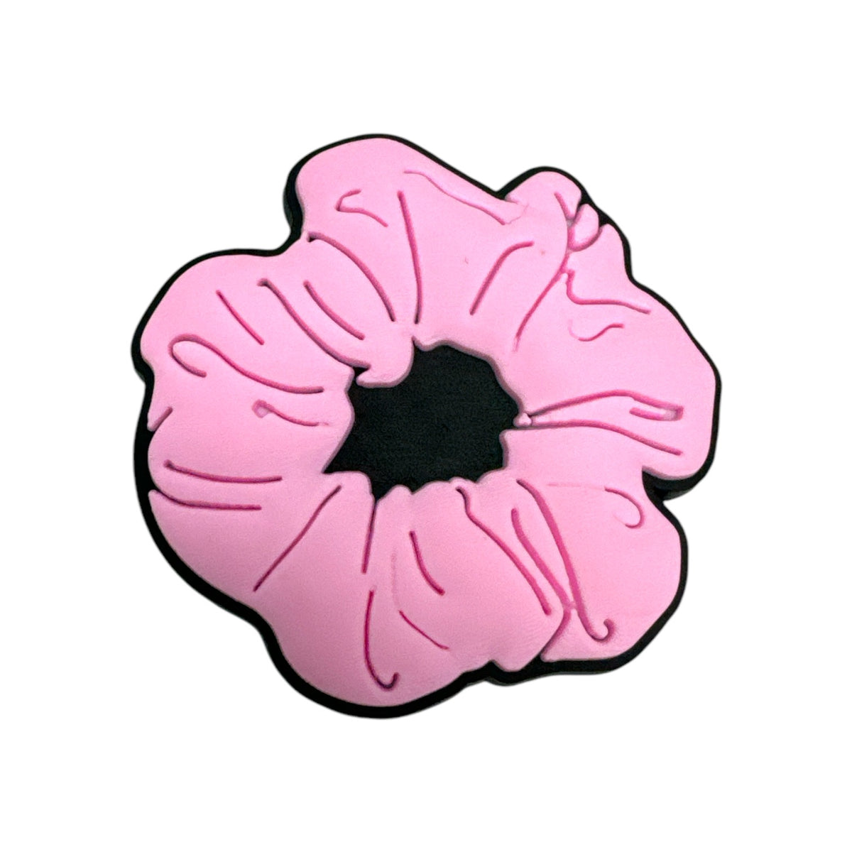 Pink Scrunchie Shoe Charm - Bee Bee Designs