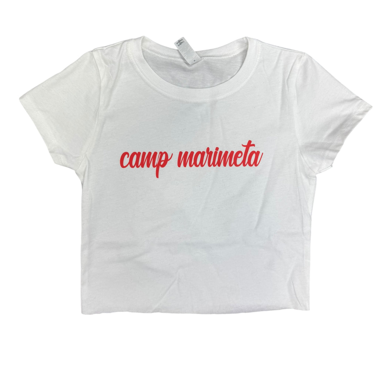 Camp Script Baby Tee