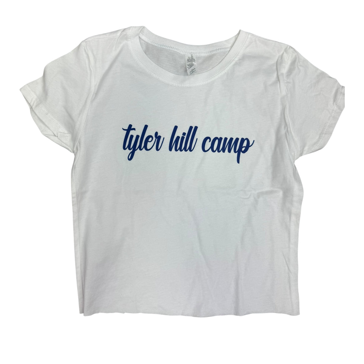 Camp Script Baby Tee