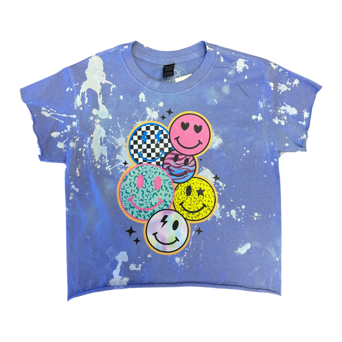 Smiley All Day Lavender Tee