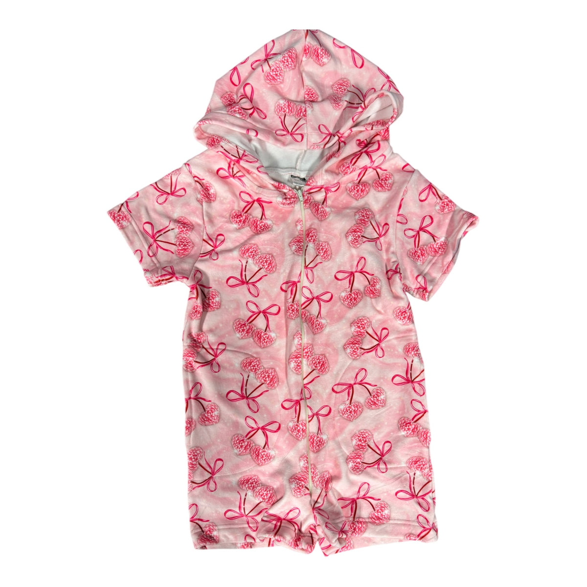 Disco Cherries Fuzzy Romper - Bee Bee Designs