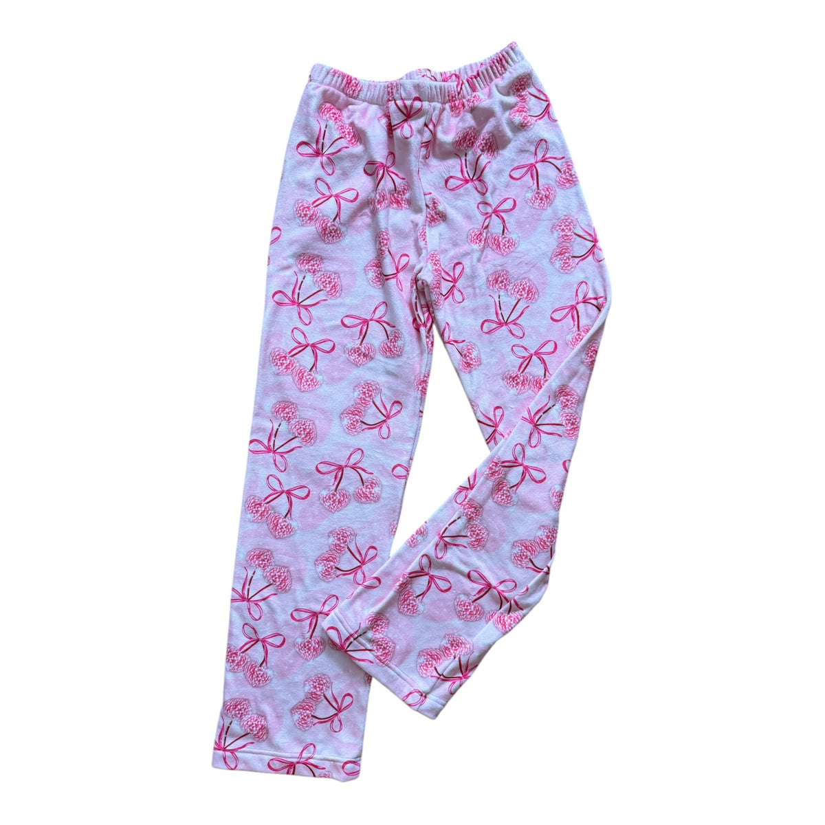 Disco Cherries Fuzzy Pants - Bee Bee Designs