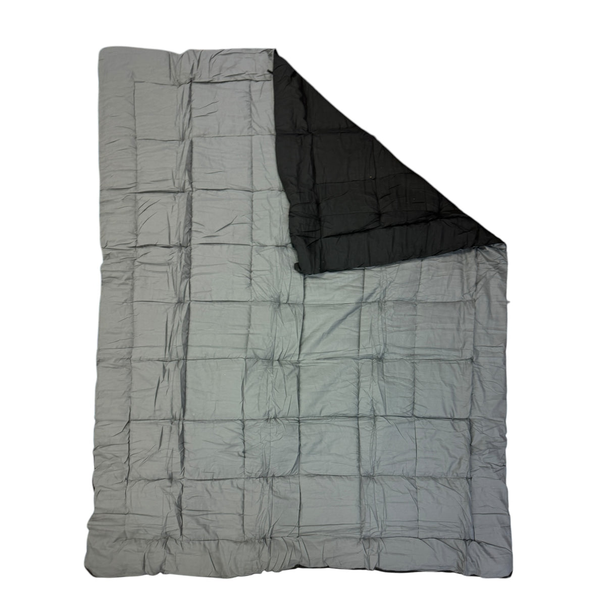 Charcoal/Black Reversible Puffy Comforter - Bee Bee Designs