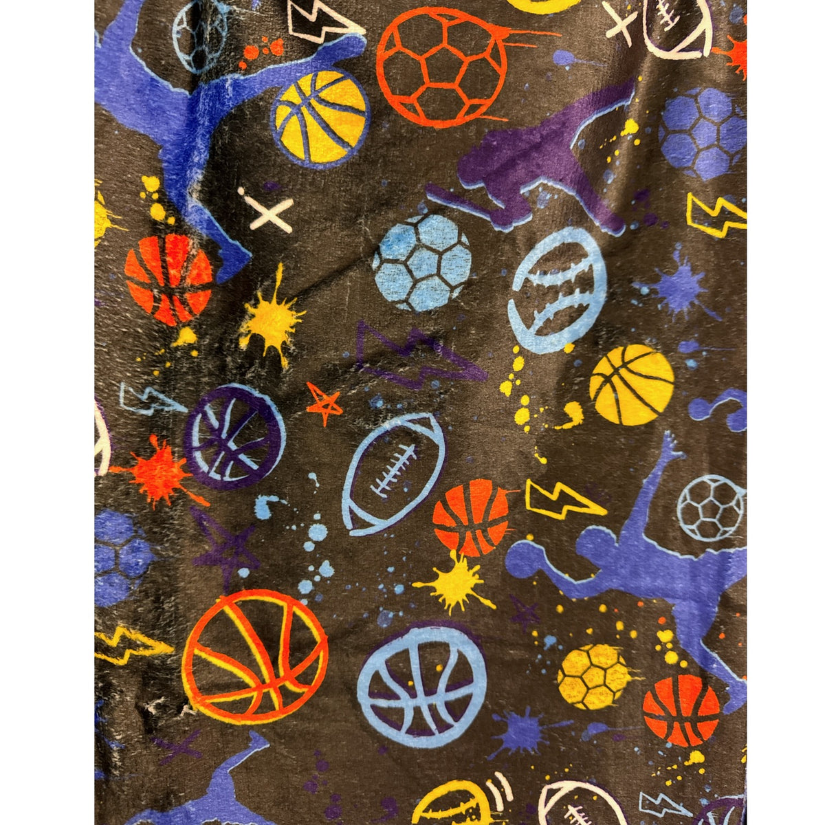 Corey Paige Sports Fuzzy Blanket - Bee Bee Designs