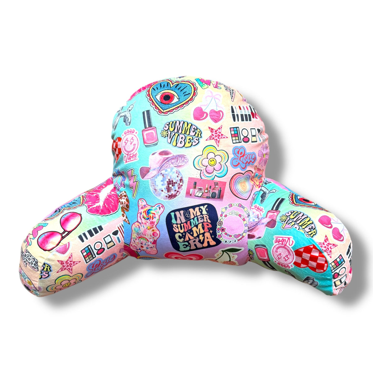 Pretty and Preppy Camp Boyfriend Pillow – Soft, Washable, Camp-Ready