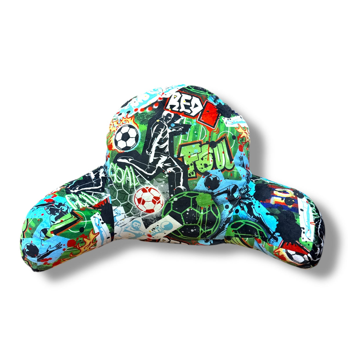 Graffiti Soccer Camp Bedrest – Soft, Washable, Camp-Ready