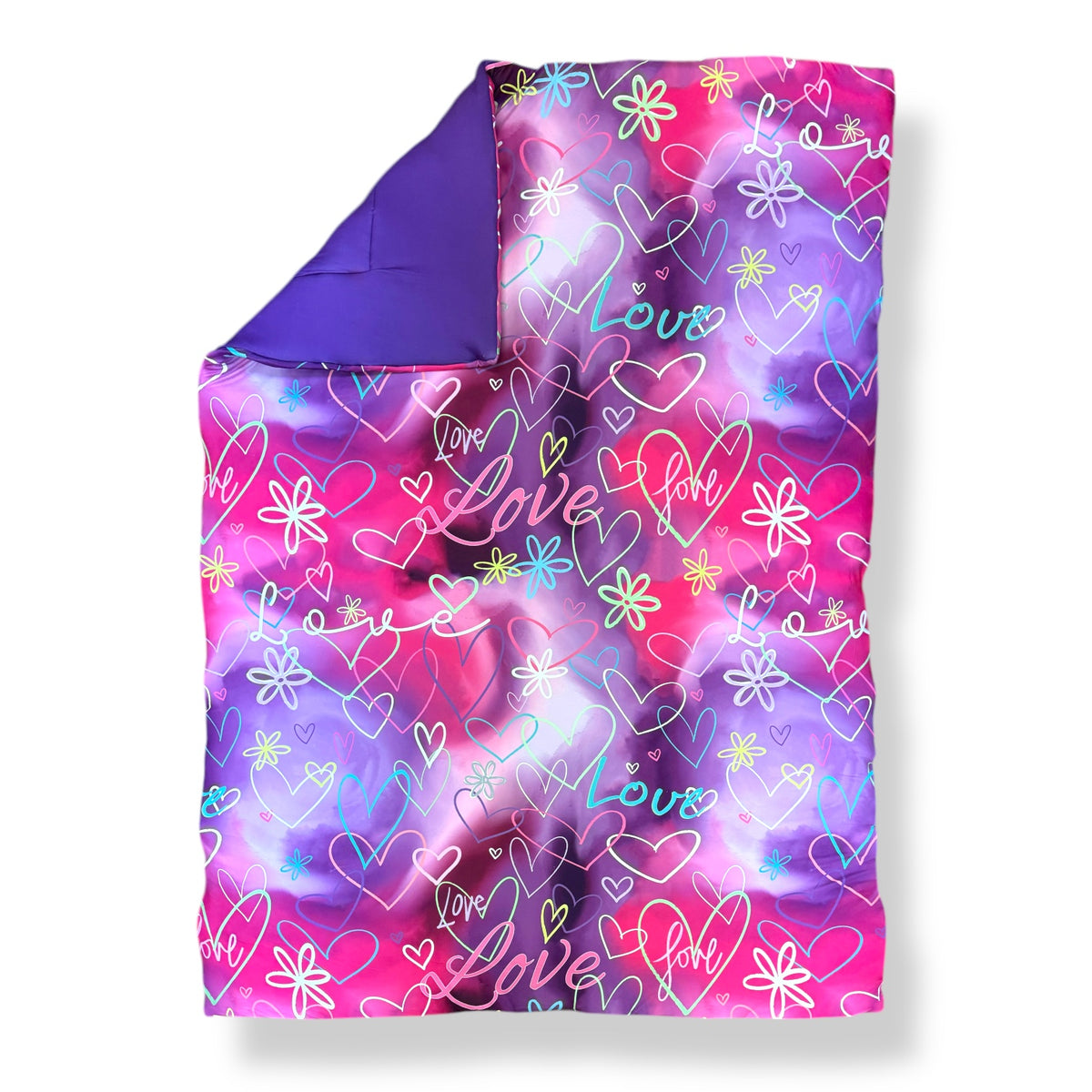 Love Sprinkles Reversible Reversible Camp Comforter – Soft, Washable, Camp-Ready