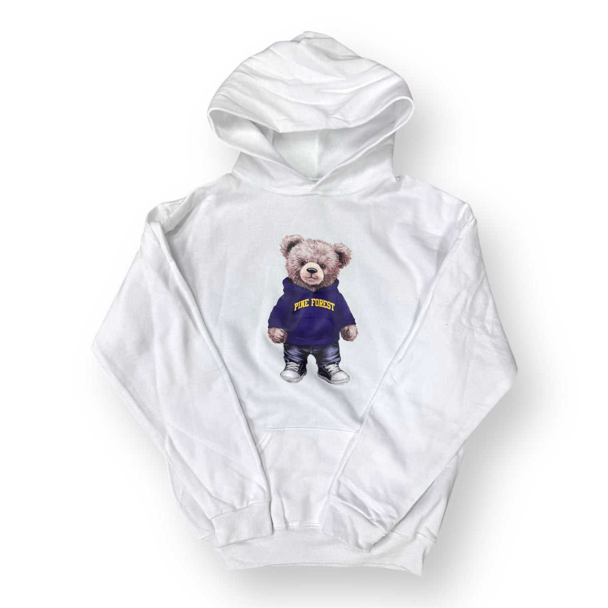 Bear Chillin’ Hoodie – cozy cotton blend hoodie with playful bear graphic