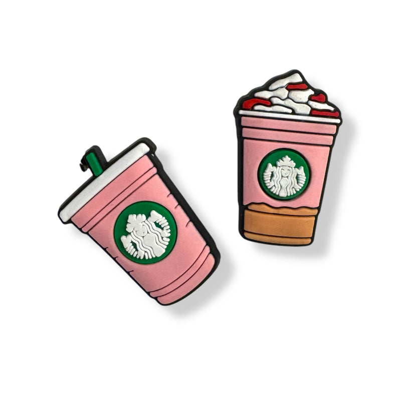 Starbucks Pink Drink Shoe Charm