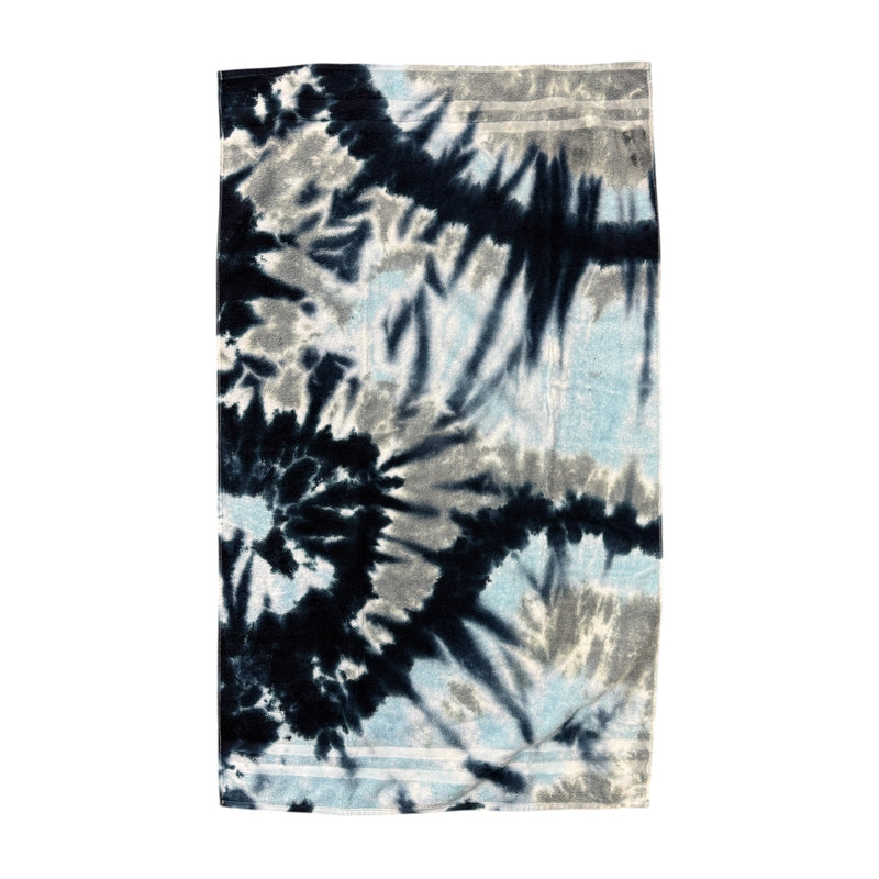 Julius Tie Dye Terry Towel camp towel – cotton classic pattern – perfect for lake days and camp showers.