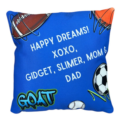 Street Sports Photo and Note Pillow