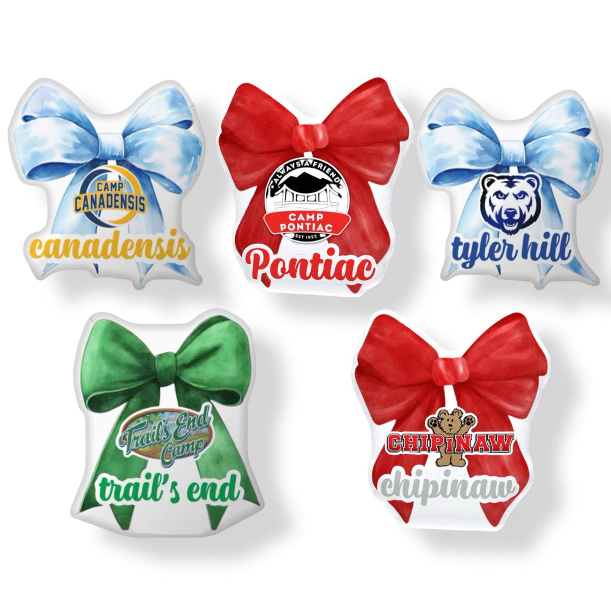 Bow Camp Pillow - Bee Bee Designs