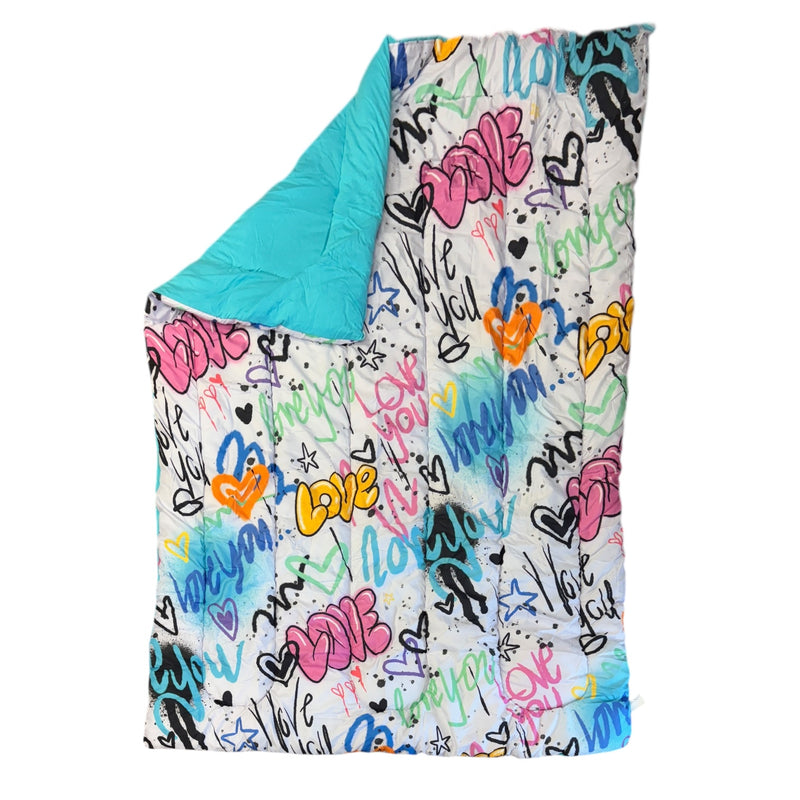 Love You Lots Reversible Comforter