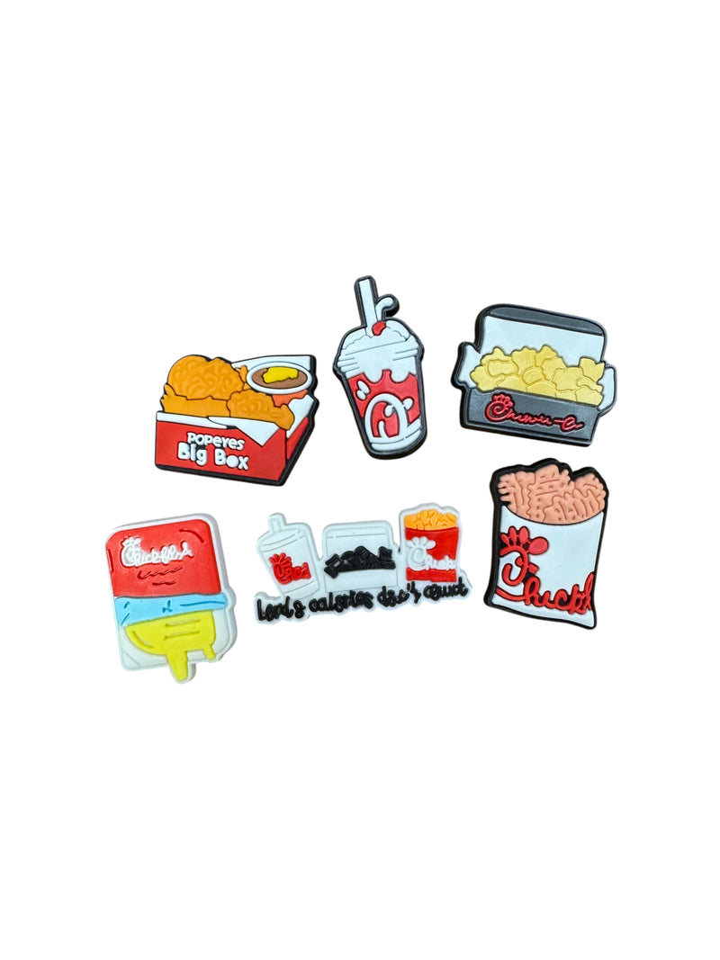 Fast Food Shoe Charm