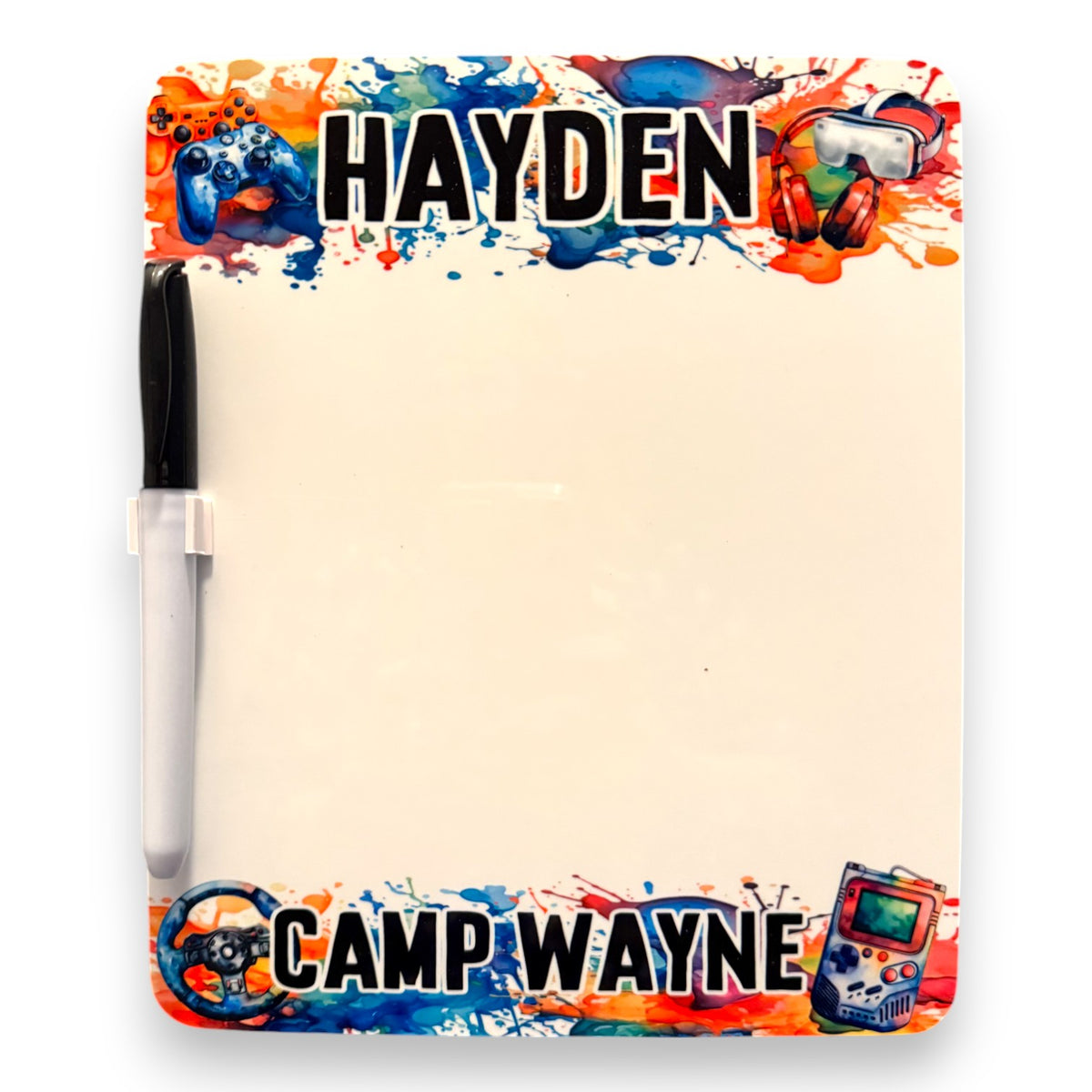 Gamer World Dry Erase Board - Bee Bee Designs
