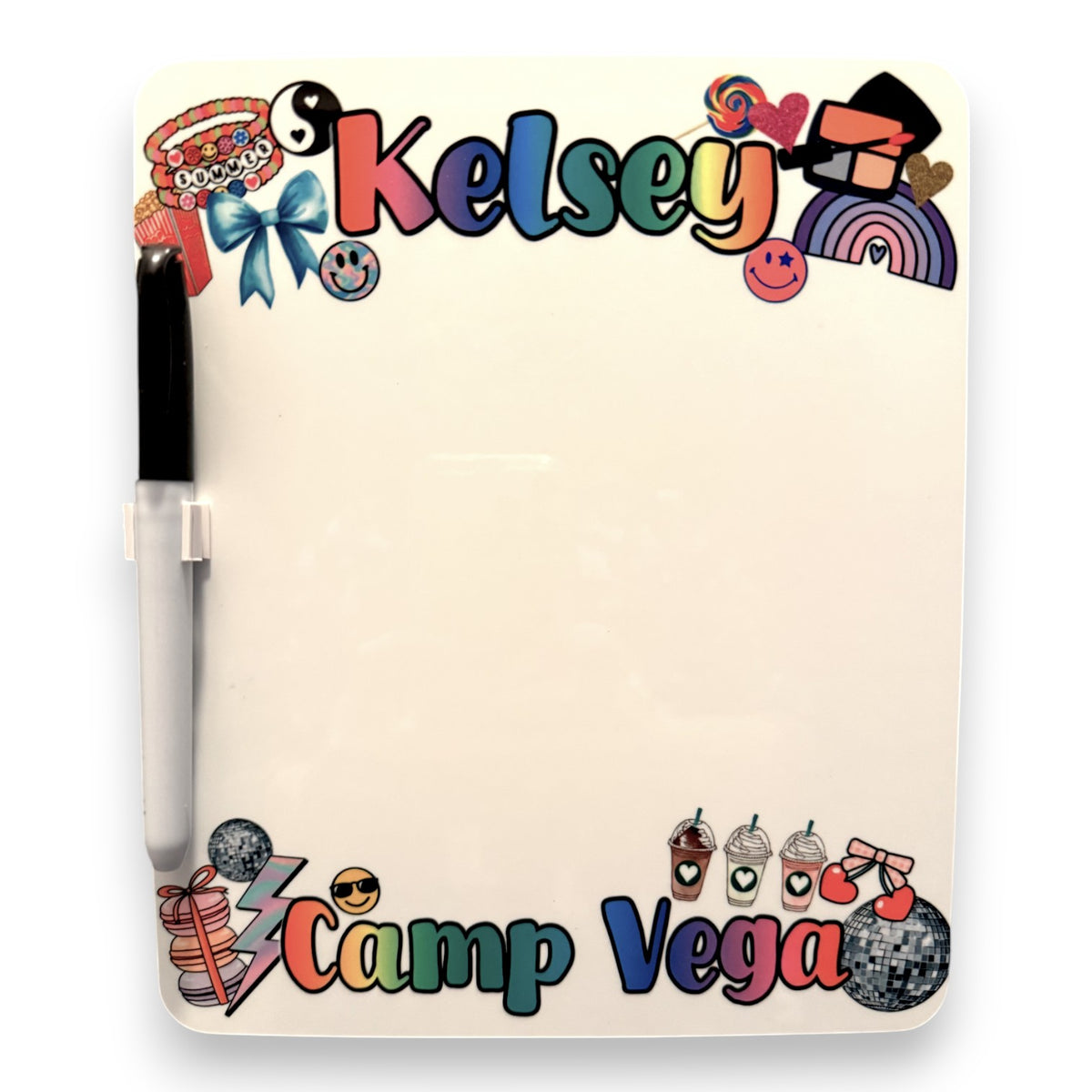 Pastel Girl Collage Dry Erase Board - Bee Bee Designs