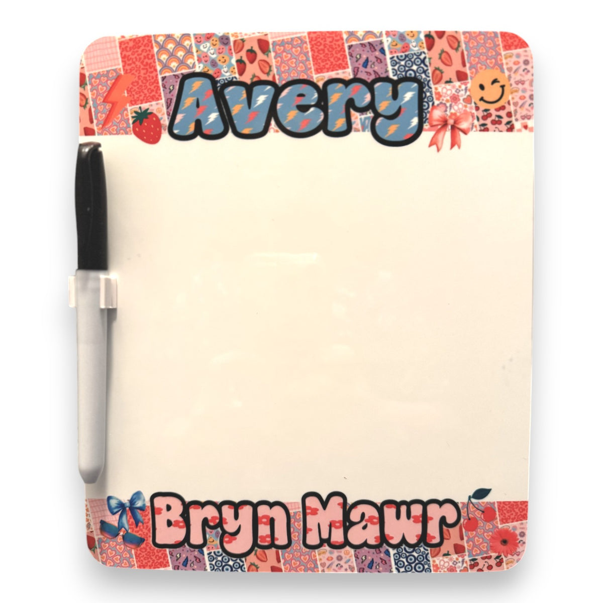Tilted Boxes Dry Erase Board - Bee Bee Designs