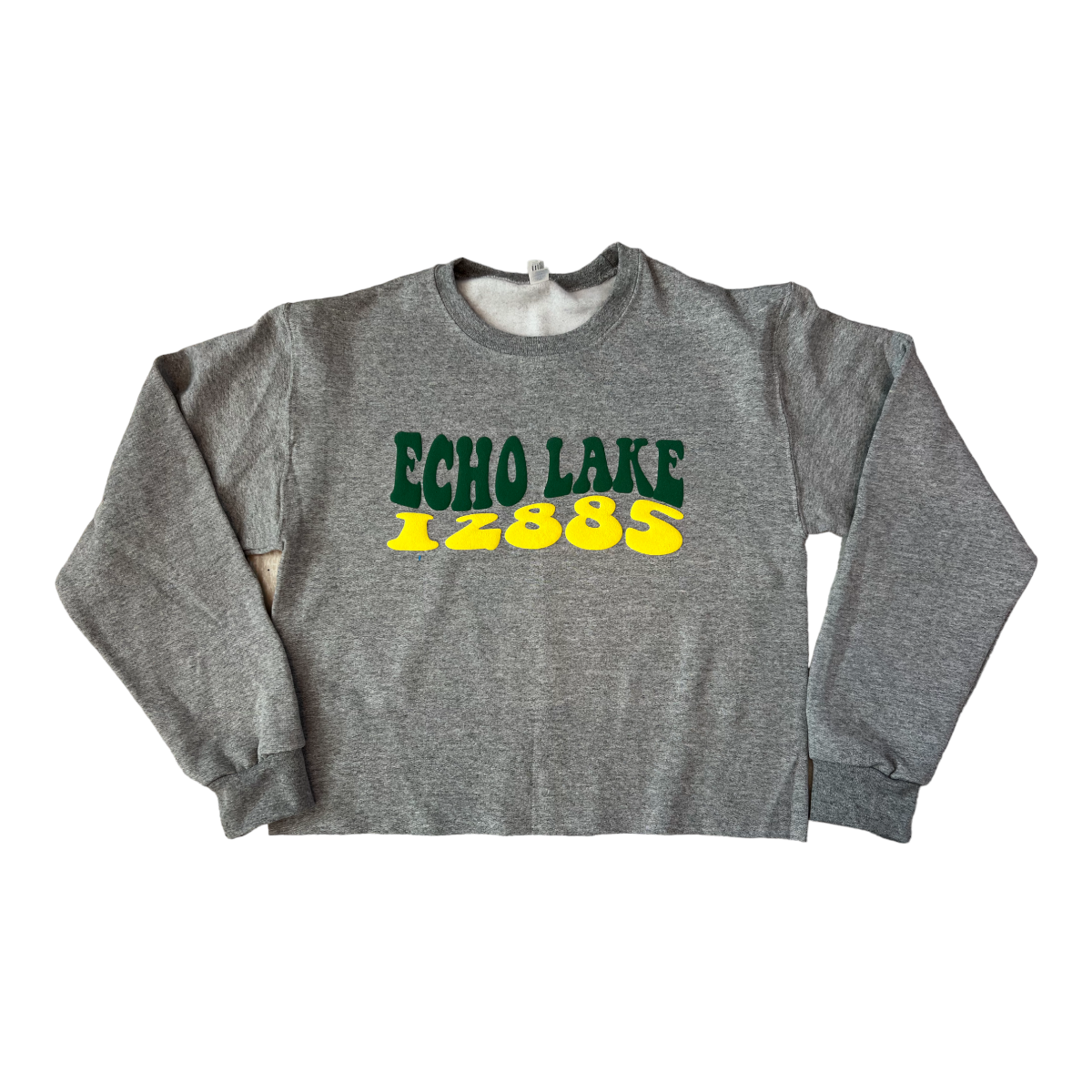 Puffy and Wavy Cropped Sweatshirt - Bee Bee Designs