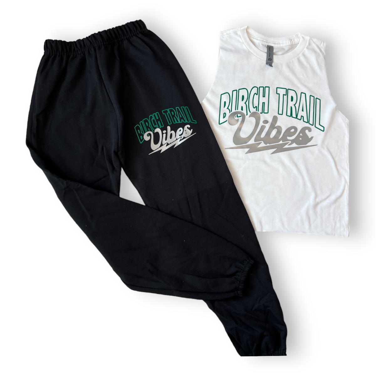 Vibes 2024 Sleevless Shirt and Sweatpants Set - Bee Bee Designs