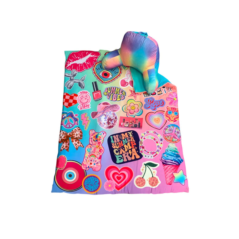 Pretty and Preppy Reversible Comforter