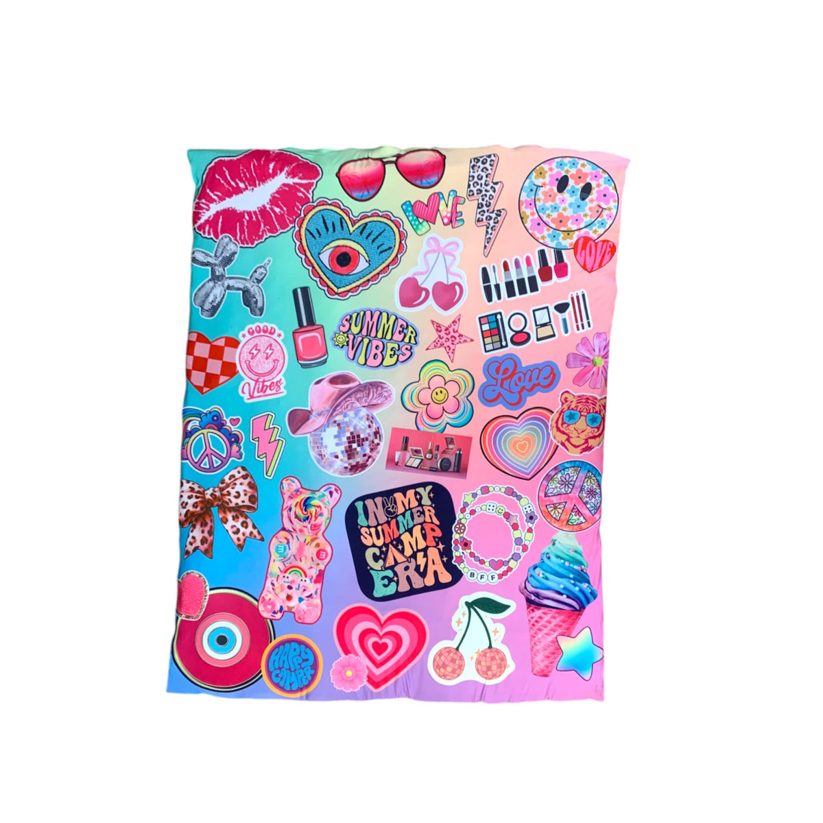 Pretty and Preppy Reversible Reversible Camp Comforter – Soft, Washable, Camp-Ready