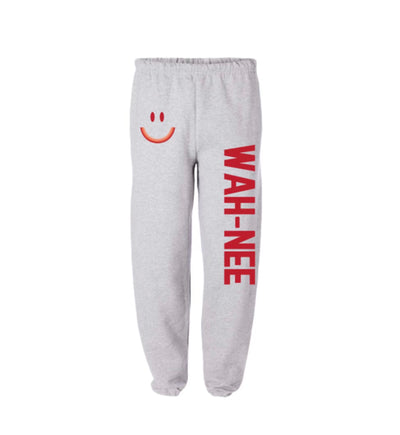 Faded Smiley Camp Name Sweat Pants