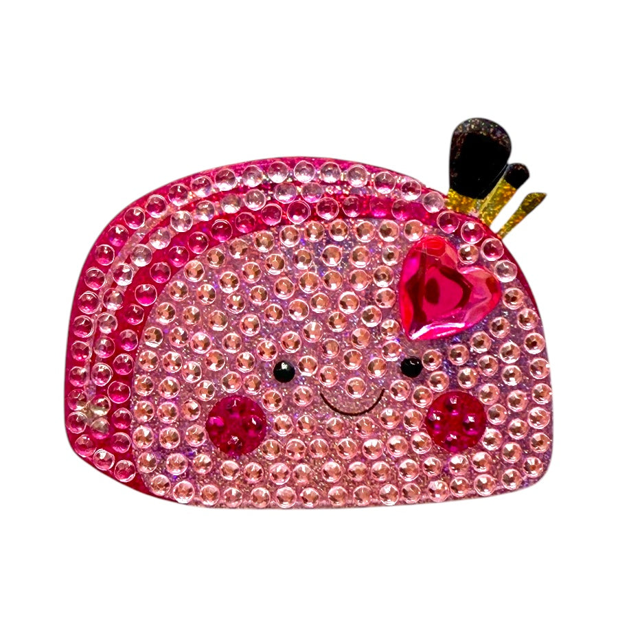 Makeup Bag StickerBean – collectible StickerBean for trading + decorating at sleepaway or overnight camp by Bee Bee Designs