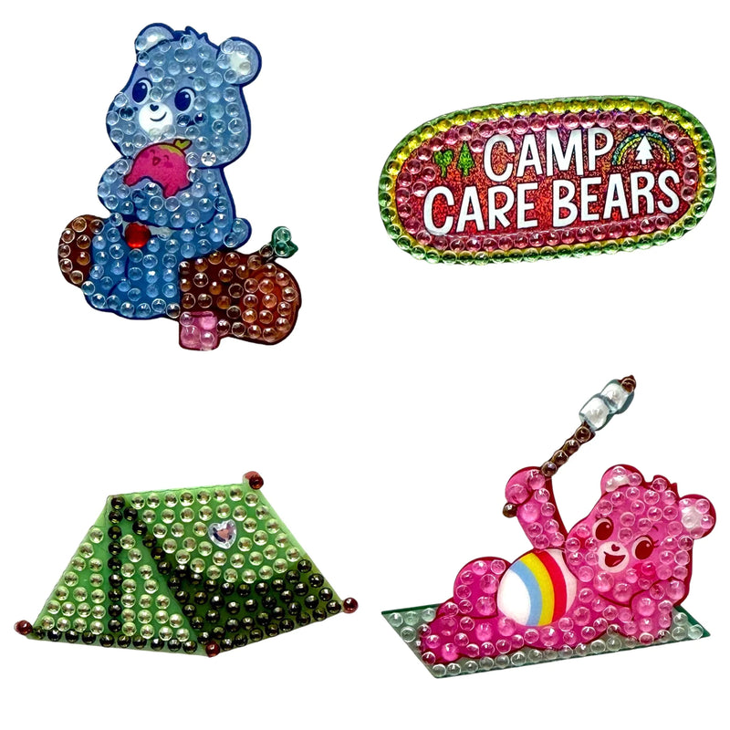 Camp Care Bears Set of 4 Stickerbeans