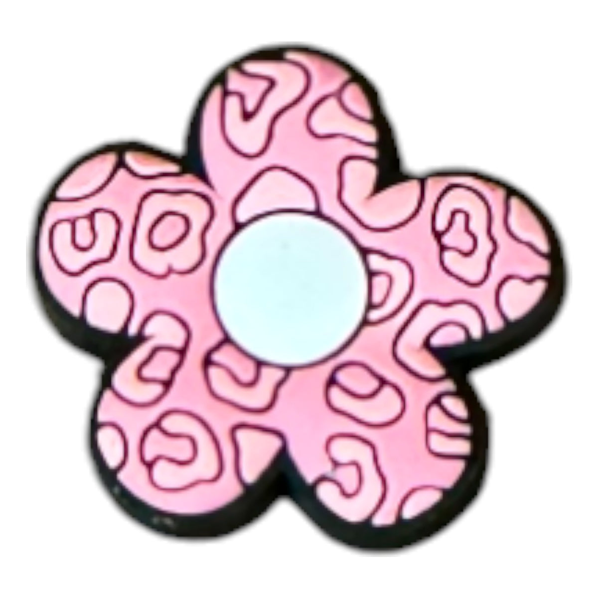 Mini Pink Flowers Shoe Charm - Bee Bee Designs