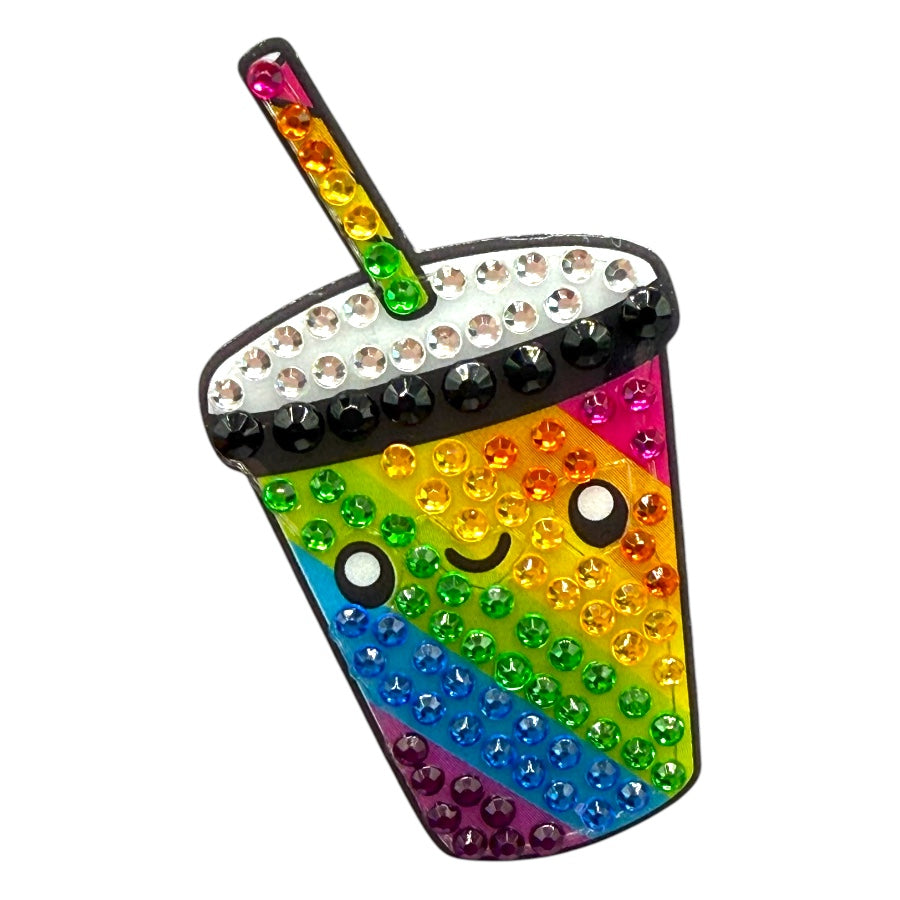 Slushie Stickerbean – collectible StickerBean for trading + decorating at sleepaway or overnight camp by Bee Bee Designs