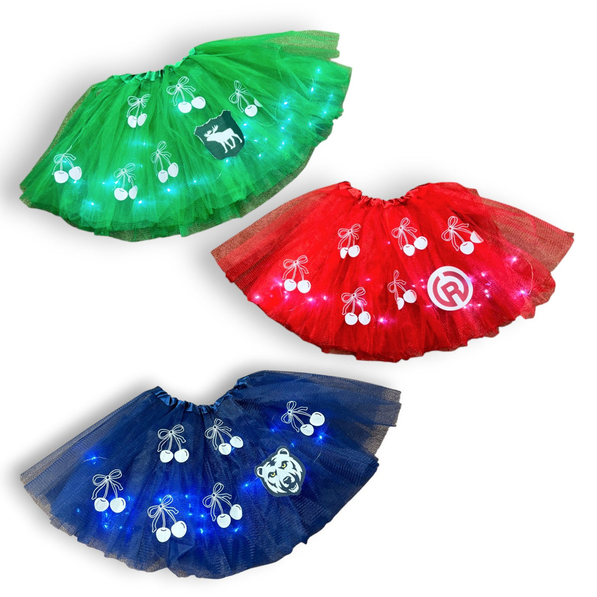 Light Up Camp Cherries Tutu - Bee Bee Designs