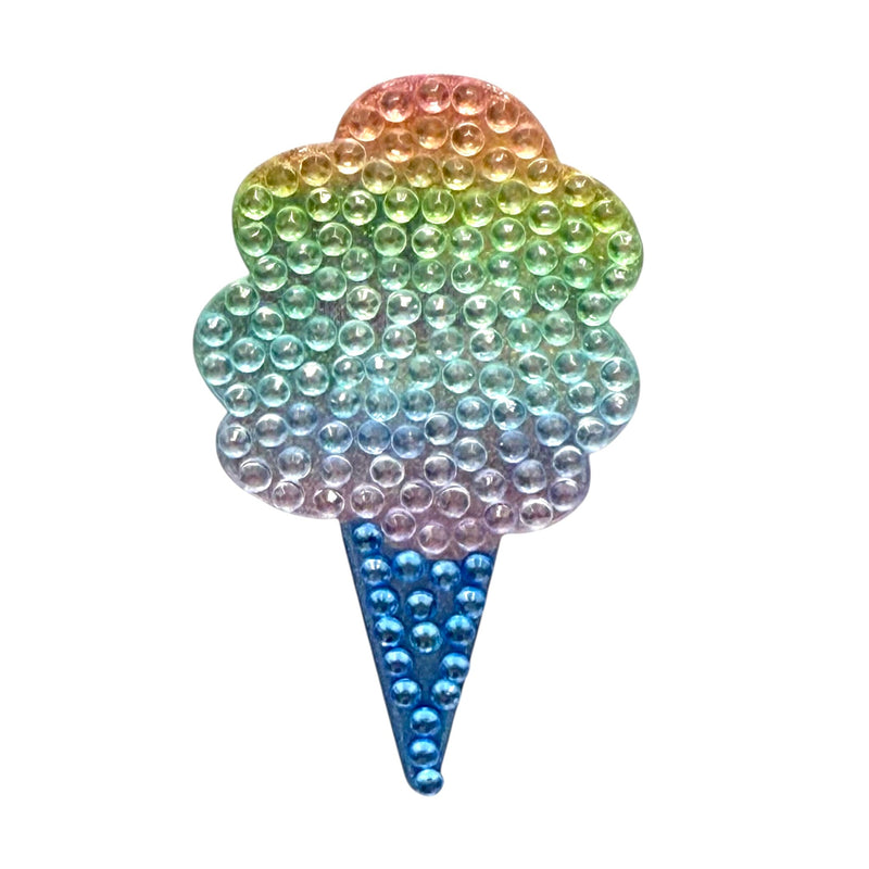 Rainbow Cotton Candy Stickerbean