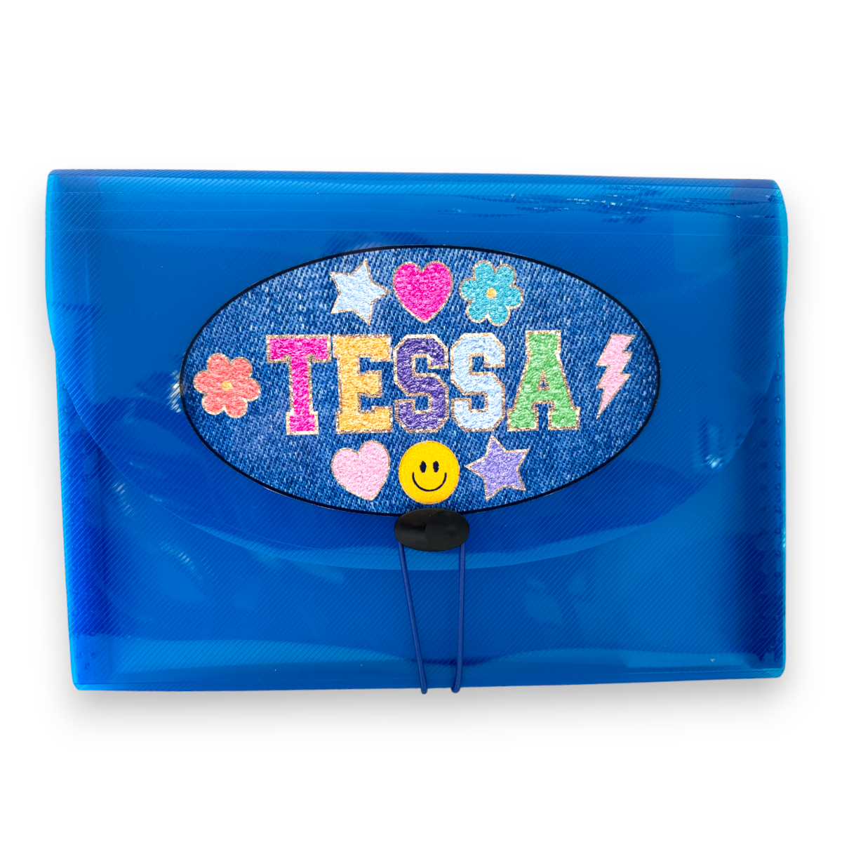 Patchy Letters 7-Pocket File – 7-pocket camp letter organizer for stationery and stamps by Bee Bee Designs
