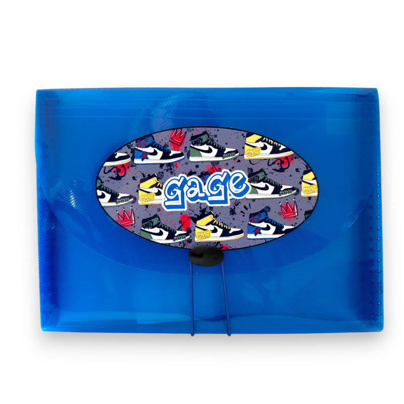 Graffiti Sneakers 7-Pocket File